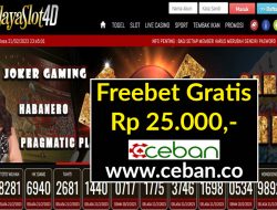 JAYASLOT4D – FREEBET GRATIS RP 25.000 TANPA DEPOSIT