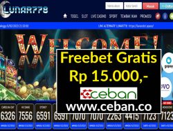 LUNAR778 – FREEBET GRATIS RP 15.000 TANPA DEPOSIT