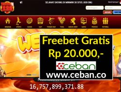 WINWIN138 – FREEBET GRATIS RP 20.000 TANPA DEPOSIT