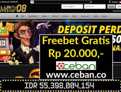 MPO08 – FREEBET GRATIS RP 20.000 TANPA DEPOSIT