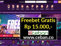 JAMETKUPROY – FREEBET GRATIS RP 15.000 TANPA DEPOSIT