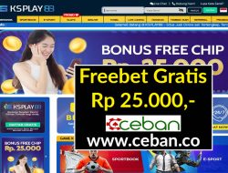 KSPLAY88 – FREEBET GRATIS RP 25.000 TANPA DEPOSIT