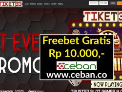 TIKET33 – FREEBET GRATIS RP 10.000 TANPA DEPOSIT