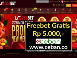 UG266BET – FREEBET GRATIS RP 5.000 TANPA DEPOSIT