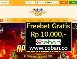 ZEUS200 – FREEBET GRATIS RP 10.000 TANPA DEPOSIT