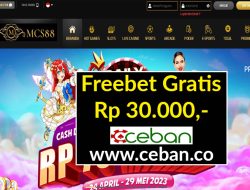 MCS88 – FREEBET GRATIS RP 30.000 TANPA DEPOSIT