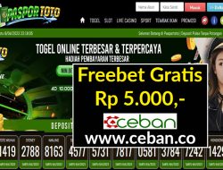 PASPORTOTO – FREEBET GRATIS RP 5.000 TANPA DEPOSIT