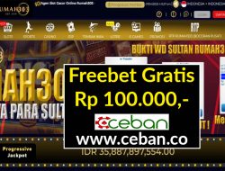 RUMAH303 – FREEBET GRATIS RP 100.000 TANPA DEPOSIT