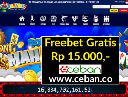 BAYAR77 – FREEBET GRATIS RP 15.000 TANPA DEPOSIT