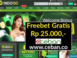 INDOGG – FREEBET GRATIS RP 25.000 TANPA DEPOSIT