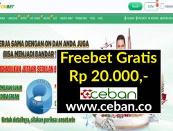 ONBET – FREEBET GRATIS RP 20.000 TANPA DEPOSIT