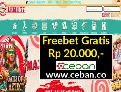 LEGIT77 – FREEBET GRATIS RP 20.000 TANPA DEPOSIT