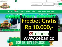 ALSSLOT – FREEBET GRATIS RP 10.000 TANPA DEPOSIT