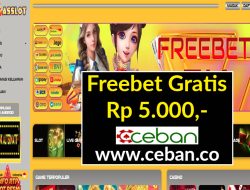 ASSLOT – FREEBET GRATIS RP 5.000 TANPA DEPOSIT