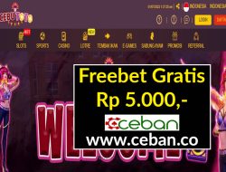 CEBUTOTO – FREEBET GRATIS RP 5.000 TANPA DEPOSIT