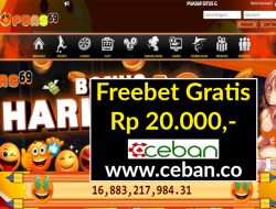 PUAS69 – FREEBET GRATIS RP 20.000 TANPA DEPOSIT