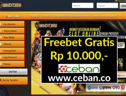 BANDITJITU – FREEBET GRATIS RP 10.000 TANPA DEPOSIT