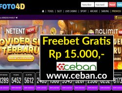 FOTO4D – FREEBET GRATIS RP 15.000 TANPA DEPOSIT