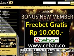 LAPAK7D – FREEBET GRATIS RP 10.000 TANPA DEPOSIT