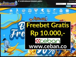 ALADDIN138 – FREEBET GRATIS RP 10.000 TANPA DEPOSIT