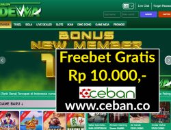 DAUNDEWA – FREEBET GRATIS RP 10.000 TANPA DEPOSIT