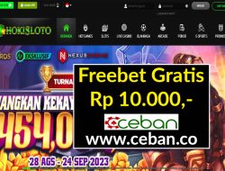 HOKISLOTO – FREEBET GRATIS RP 10.000 TANPA DEPOSIT