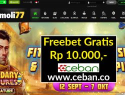 MOLI77 – FREEBET GRATIS RP 10.000 TANPA DEPOSIT