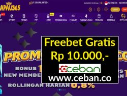 BAPAU365 – FREEBET GRATIS RP 10.000 TANPA DEPOSIT