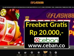 FLASH88 – FREEBET GRATIS RP 20.000 TANPA DEPOSIT