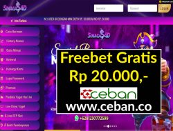 SINAGA4D – FREEBET GRATIS RP 20.000 TANPA DEPOSIT