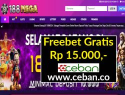 188MEGA – FREEBET GRATIS RP 15.000 TANPA DEPOSIT