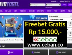 OVOTOGEL – FREEBET GRATIS RP 15.000 TANPA DEPOSIT