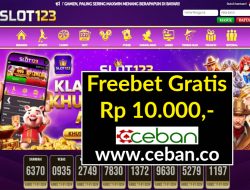 SLOT123 – FREEBET GRATIS RP 10.000 TANPA DEPOSIT