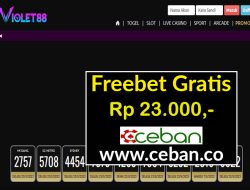 VIOLET88 – FREEBET GRATIS RP 23.000 TANPA DEPOSIT