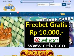 PBBSLOT – FREEBET GRATIS RP 10.000 TANPA DEPOSIT