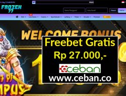 FROZEN77 – FREEBET GRATIS RP 27.000 TANPA DEPOSIT