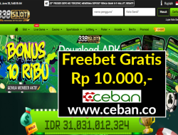 338SLOT – FREEBET GRATIS RP 10.000 DOWNLOAD APK