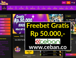 RAJABONANZA88 – FREEBET GRATIS RP 50.000 TANPA DEPOSIT