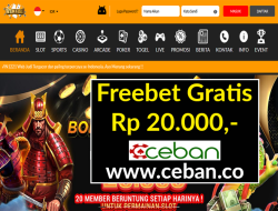 WIN1221 – FREEBET GRATIS RP 20.000 TANPA DEPOSIT