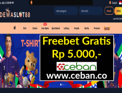 DEWASLOT88 – FREEBET GRATIS RP 5.000 DOWNLOAD APK