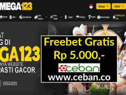 MEGA123 – FREEBET GRATIS RP 5.000 DOWNLOAD APK