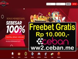 KENAJP – FREEBET GRATIS RP 10.000 TANPA DEPOSIT