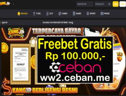 KANGJP – FREEBET GRATIS RP 100.000 TANPA DEPOSIT