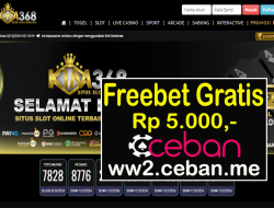 KIM368 – FREEBET GRATIS RP 5.000 TANPA DEPOSIT