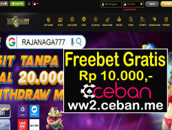 RAJANAGA777 – FREEBET GRATIS RP 10.000 DOWNLOAD APK