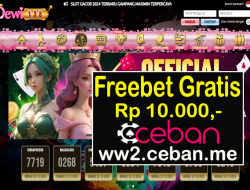 DEWI138 – FREEBET GRATIS RP 10.000 TANPA DEPOSIT