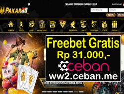 PAKAR69 – EVENT FREEBET RP 31.000 TANPA DEPOSIT