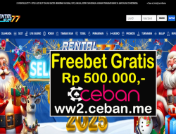 RENTALSLOT77 – INFO FREEBET RP 500.000 GRATIS TANPA DEPOSIT