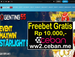 GENTING55 – EVENT FREEBET RP 10.000 TANPA DEPOSIT