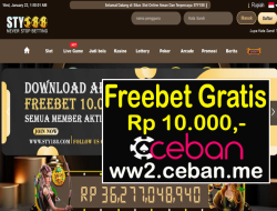 STY188 – EVENT FREEBET DOWNLOAD APK RP 10.000